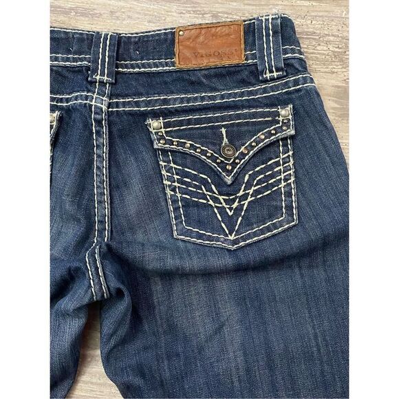 Vigoss Fit Bootcut Jeans Studded Women’s Junior’s Sz 9 - Picture 7 of 7